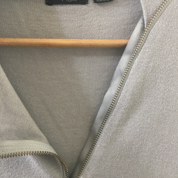 🔥NWOT Women’s Small RTI Sweater w/diagonal zipper - Picture 4 of 4